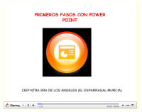 PRIMEROS PASOS POWER POINT