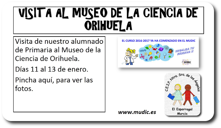 MUSEO DE LA CIENCIA DE ORIHUELA