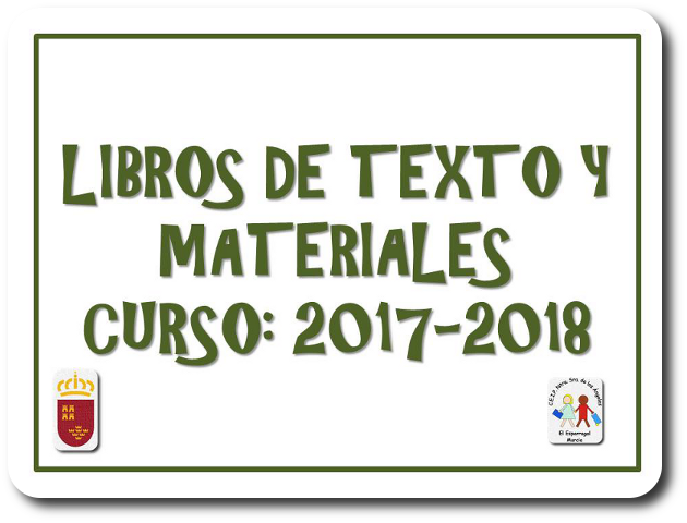 LIBROS DE TEXTO PRÓXIMO CURSO 2017-2018